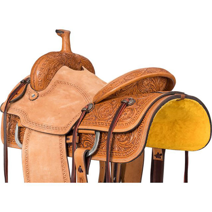 Tough 1 Light Oil 16in Wells Ranch Cutting Saddle