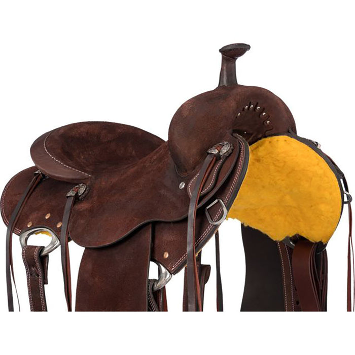 Tough 1 Chocolate Carson Cowboy 16in Saddle