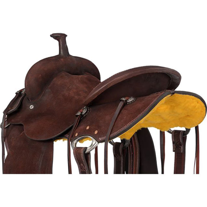 Tough 1 Chocolate Carson Cowboy 15in Saddle