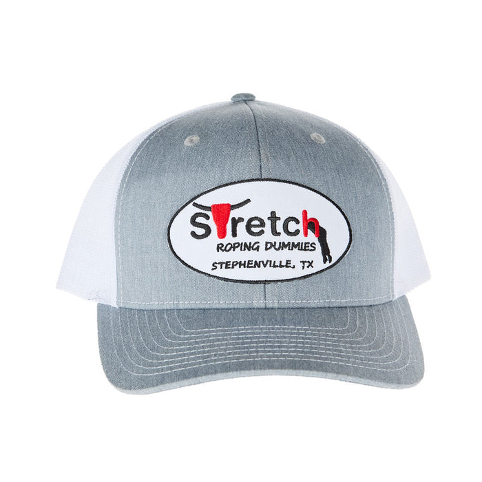 Stretch Roping Dummies Grey Heather Mesh Back Cap