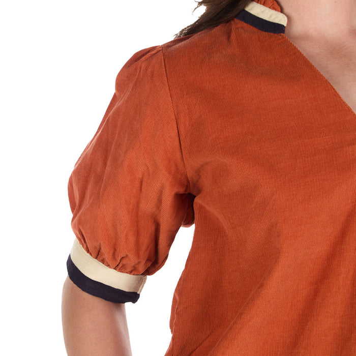 Thml Clothing Women’s Rust Puff Sleeve Top