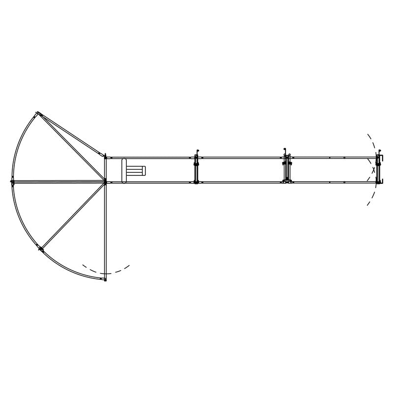 Priefert Sheeted Sweep 30` Alley