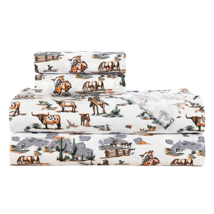 Hiend Accents Ranch Life Duffle Bag Sheet Set