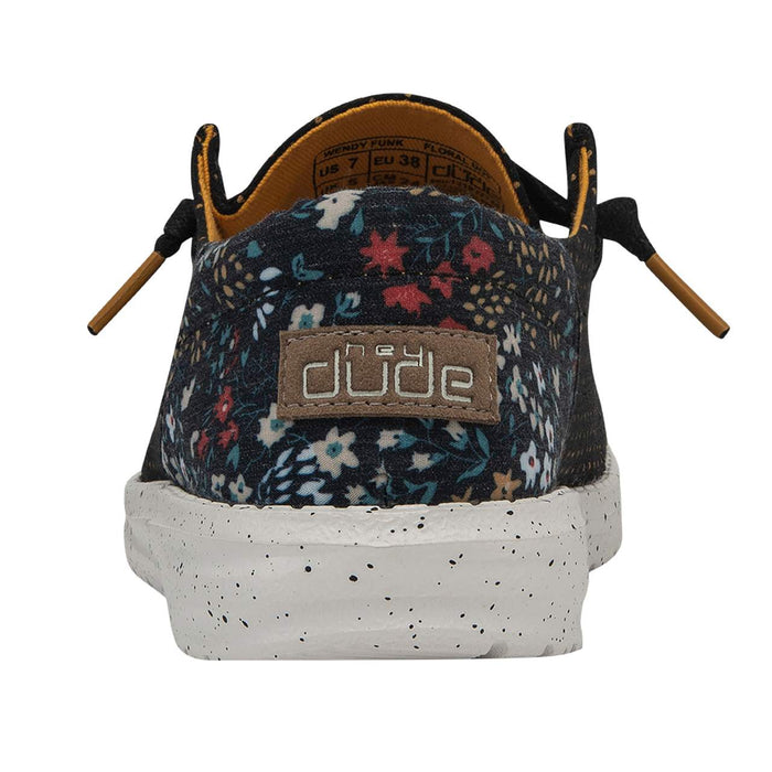 Hey Dude Women`s Wendy Funk Floral Dot Black Casual