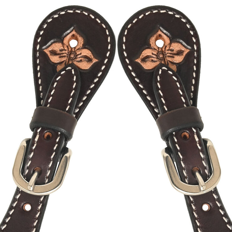 Rafter T Ranch Company Ladies Arrow Inlay Spur Straps