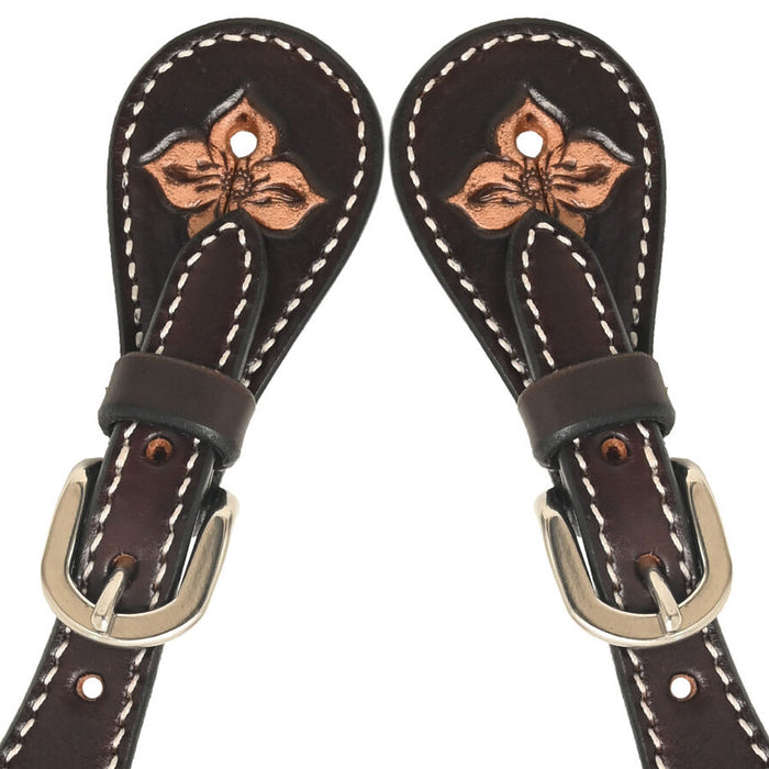 Rafter T Ranch Company Ladies Arrow Inlay Spur Straps