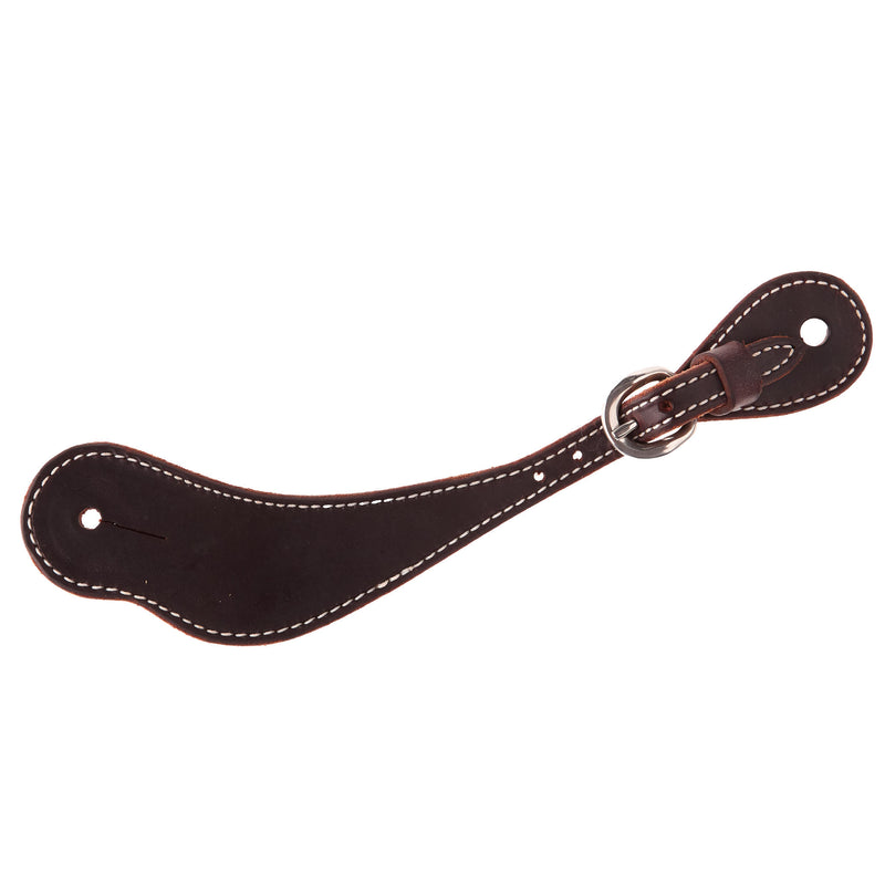 Cowboy Tack Chocolate Harness Leather Mens Cowboy Spur Straps
