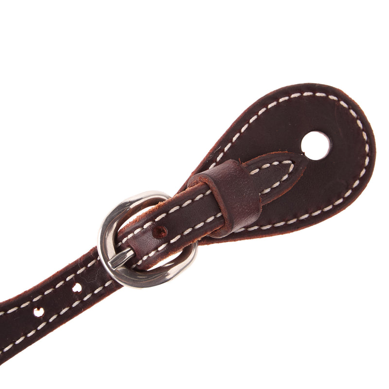 Cowboy Tack Chocolate Harness Leather Mens Cowboy Spur Straps