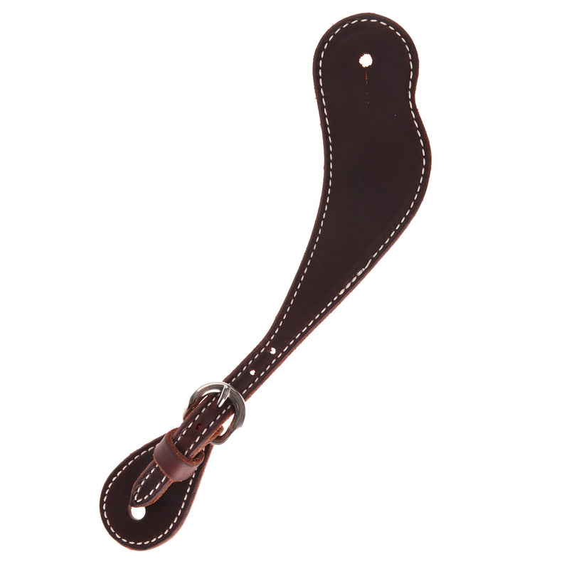 Cowboy Tack Chocolate Harness Leather Mens Cowboy Spur Straps