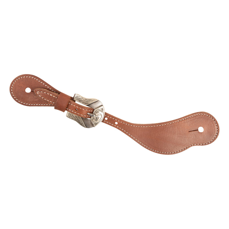 Martin Saddlery Natural Harness Leather Deadwood Buckle Spur Strap