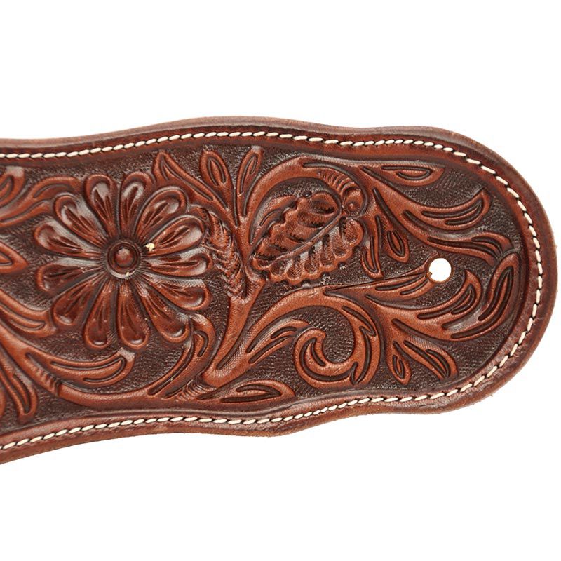 Martin Saddlery Men's Chocolate Mountain Daisy Dove Wing Spur Straps