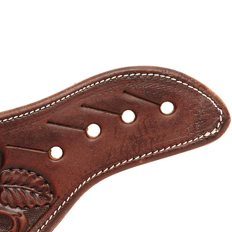 Martin Saddlery Men's Chocolate Mountain Daisy Dove Wing Spur Straps