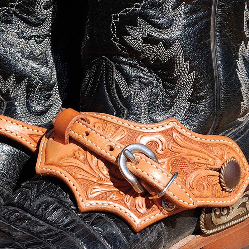 Martin Saddlery Oak Leaf Spur Straps