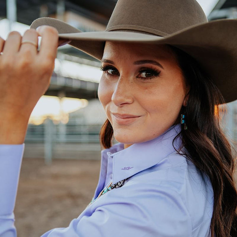 Little Lucille Collections Llc Women's Purple Sage Signature Shirt