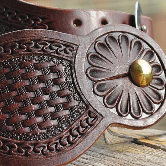 Martin Saddlery Tombstone Chocolate Spur Strap