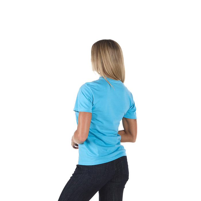 Summer Tees Women's Blue & Pink Branded Tee Shirt