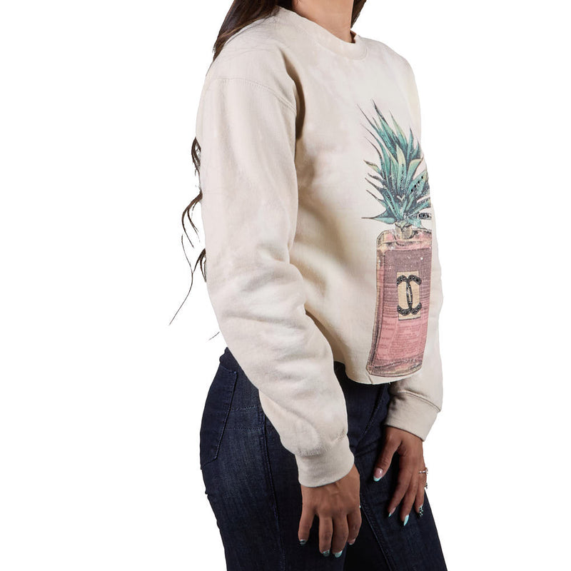 Summer Tees Women's Agave Glitz Sweatshirt