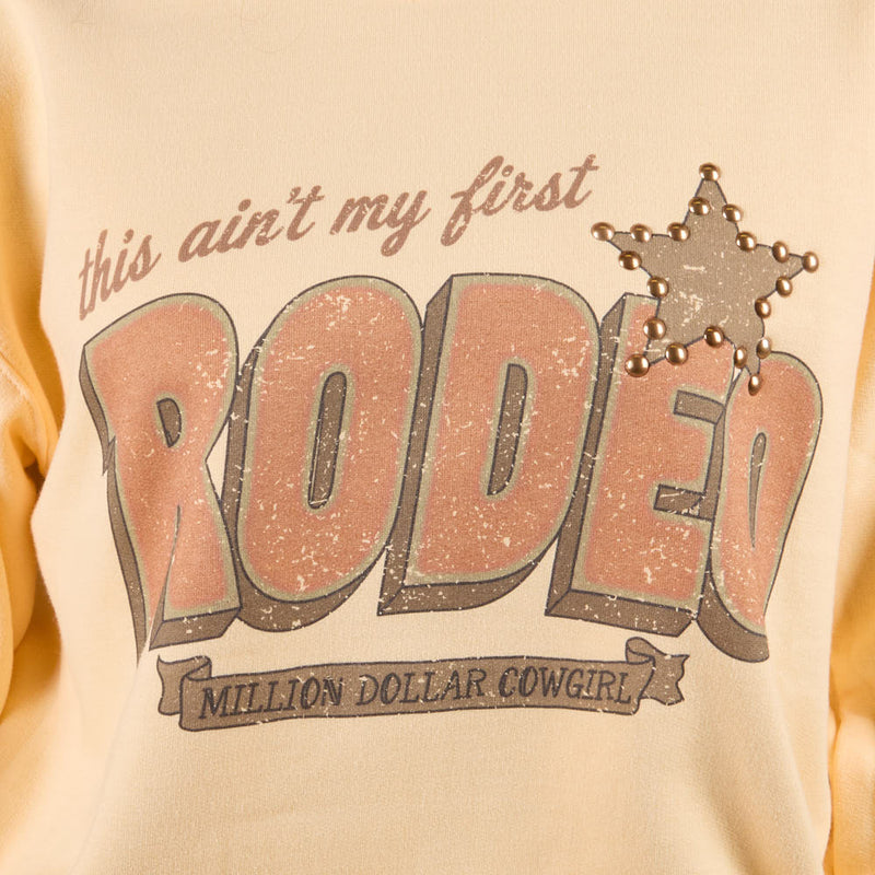 Summer Tees Women's Neutral Ain't My First Rodeo Sweatshirt