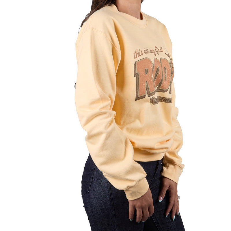 Summer Tees Women's Neutral Ain't My First Rodeo Sweatshirt