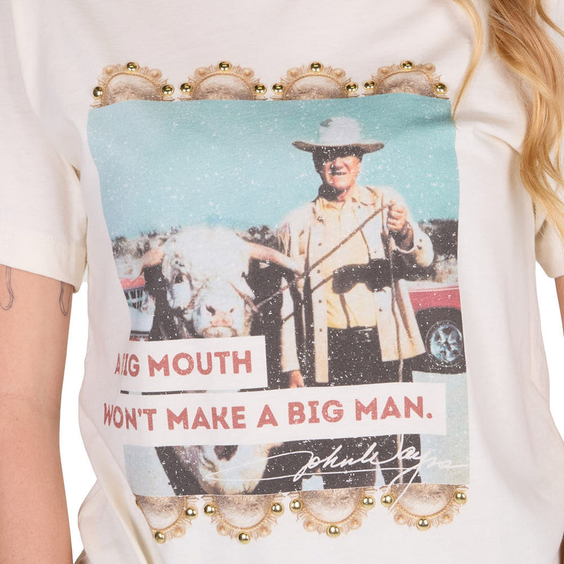 Summer Tees Women's Big Mouth Big Man Tee Shirt