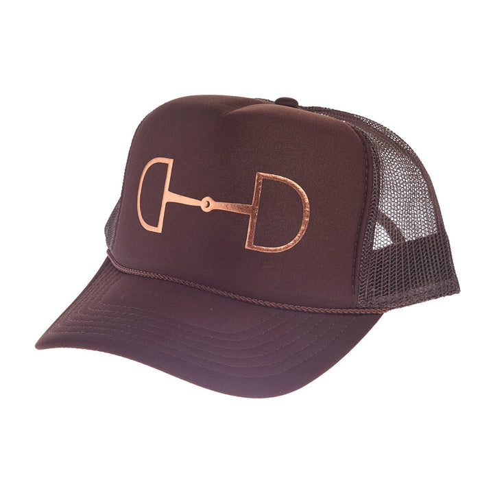 Summer Tees Snaffle Bit Brown Cap