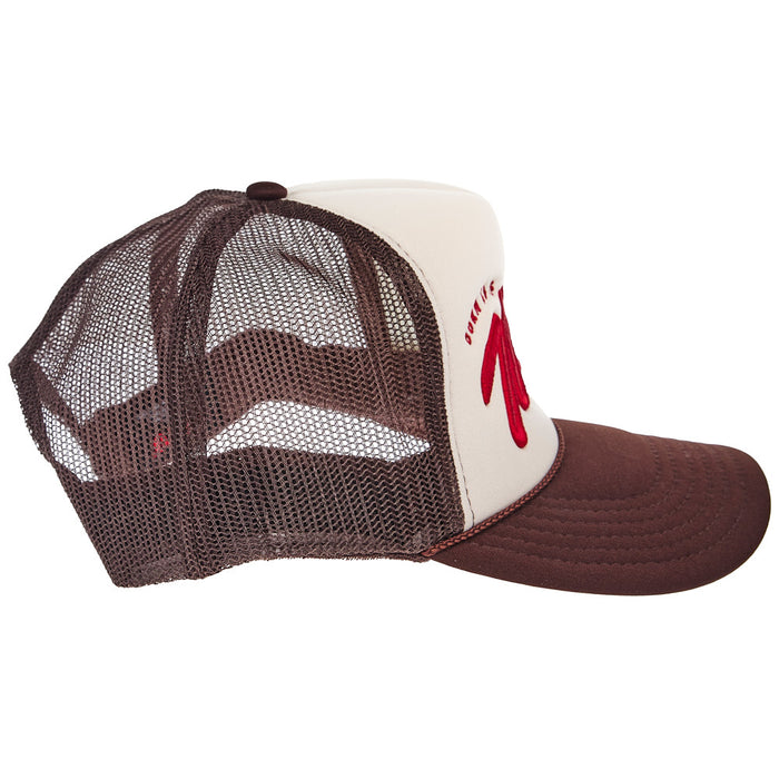 Summer Tees Women's Brown & Khaki Born To Be Wild Cap