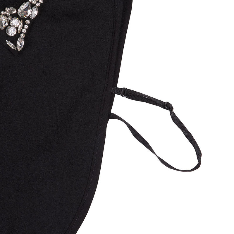 Summer Tees Black Jewel Collar