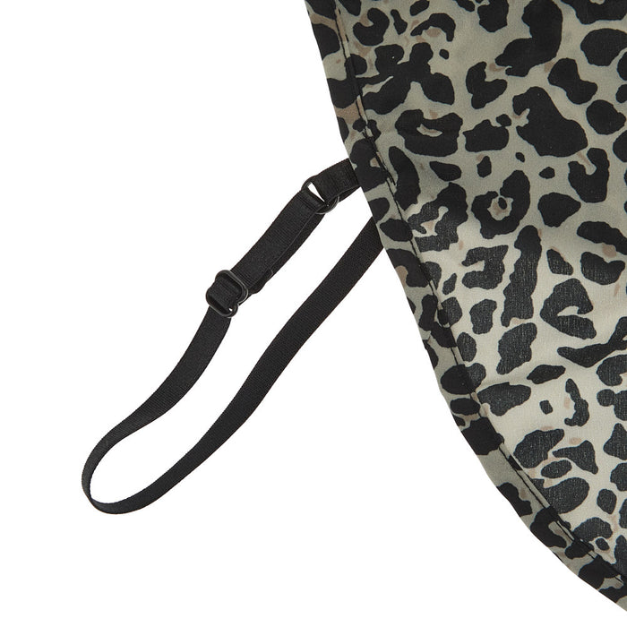 Summer Tees Women's Leopard Corporate Collar
