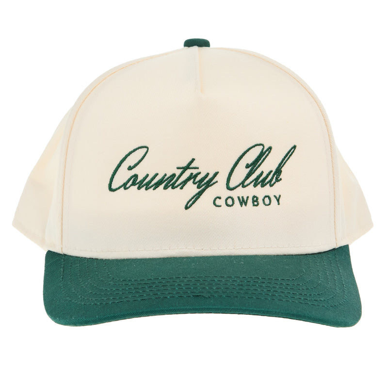 Summer Tees Country Club Cowboy Green/Natural Cap