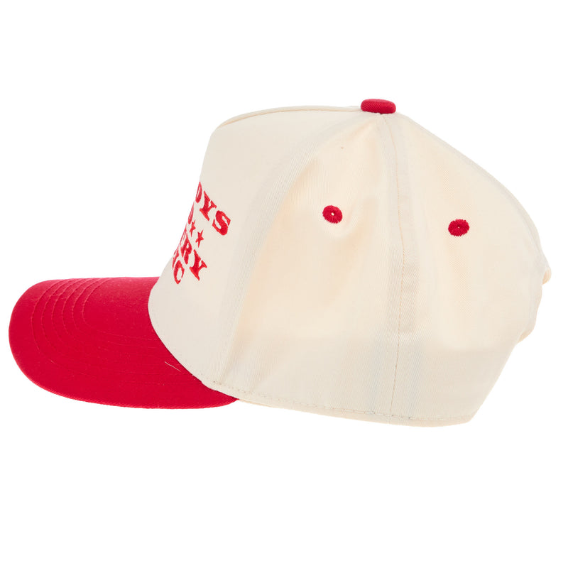 Summer Tees Cowboys and Country Music Red/Natural Cap