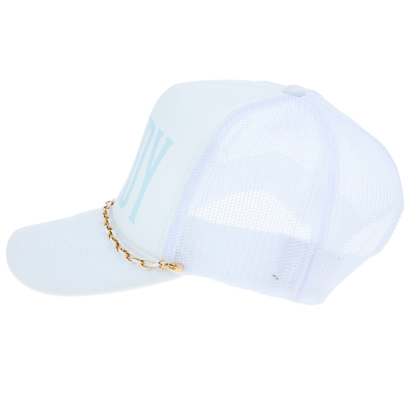 Summer Tees Classic Howdy Trucker White Cap