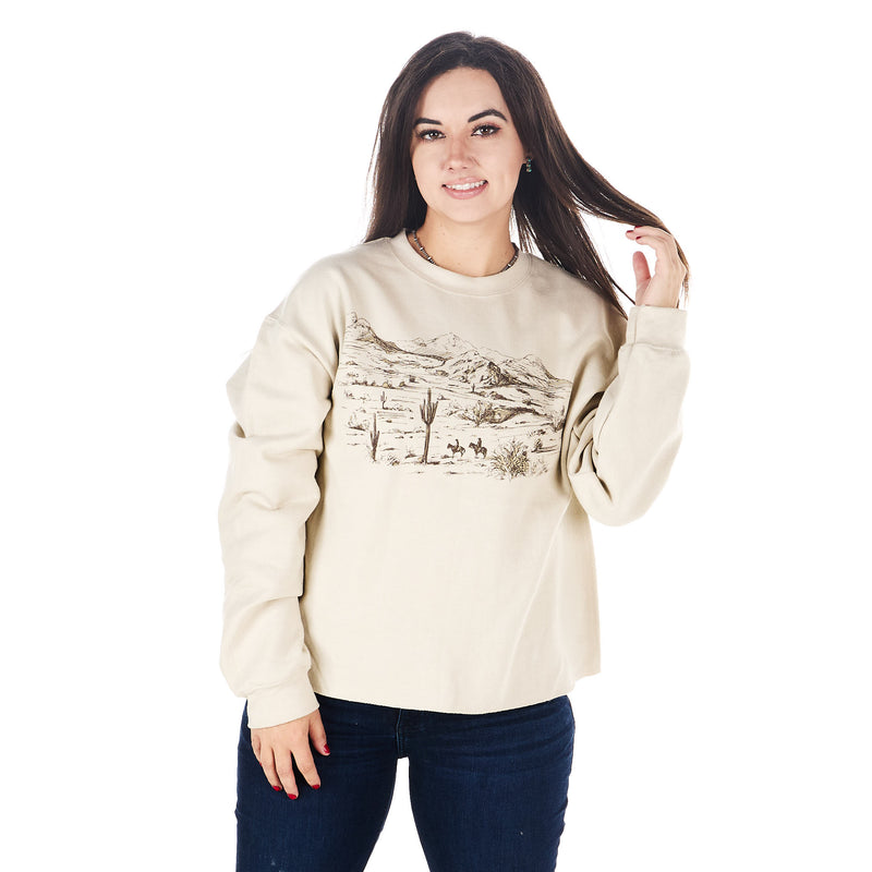 Summer Tees Womens Desert Cowboy Top