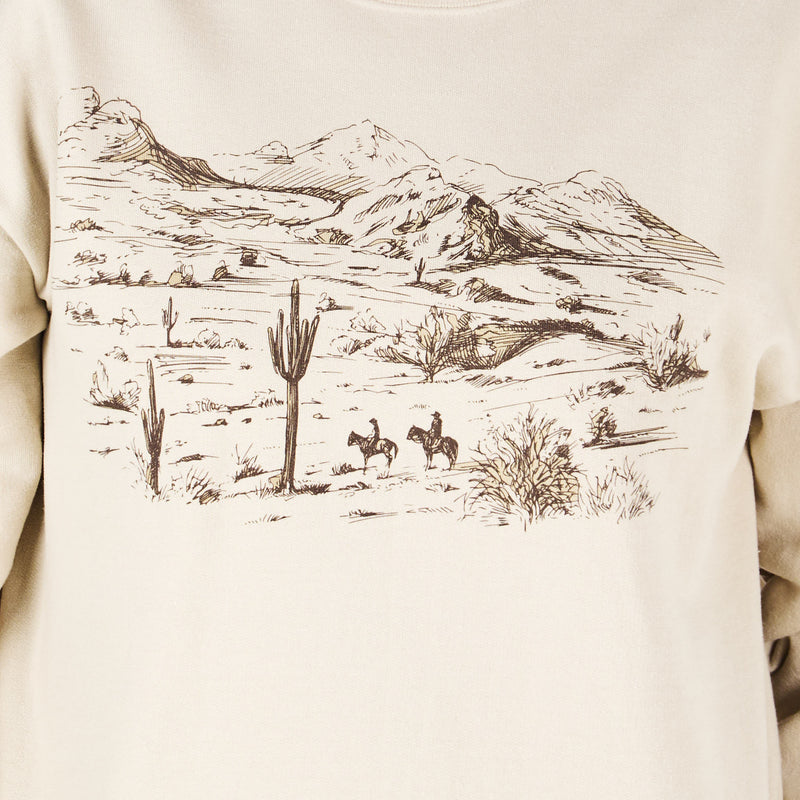 Summer Tees Womens Desert Cowboy Top