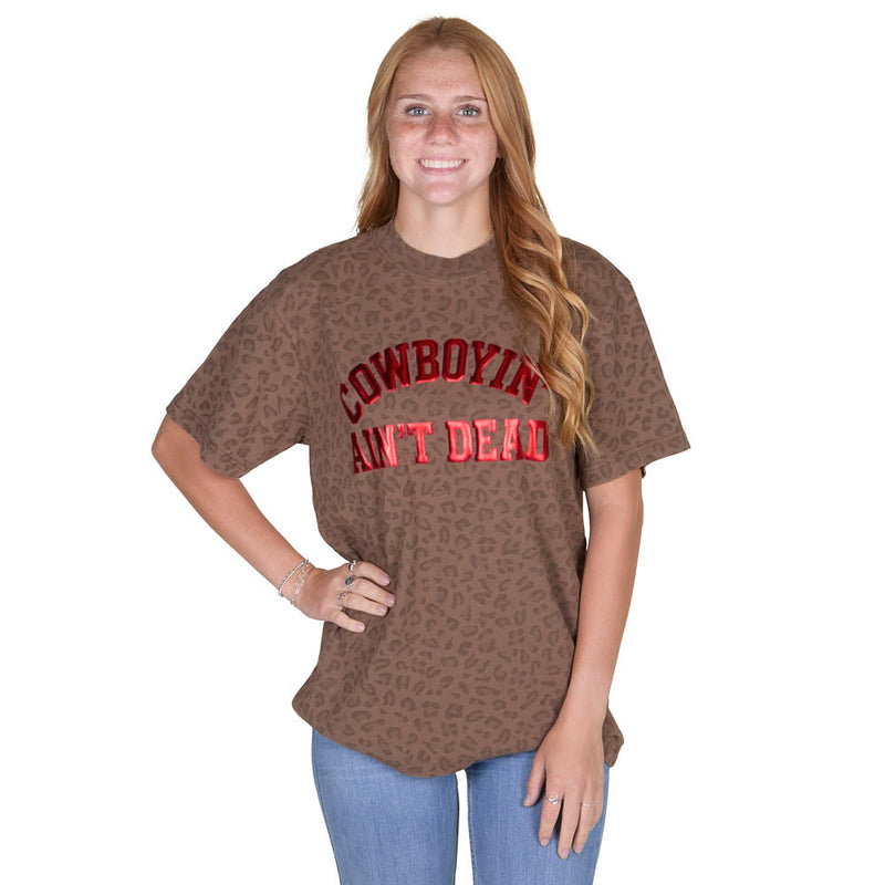 Summer Tees Women's Cowboyin' Ain't Dead Tee Shirt