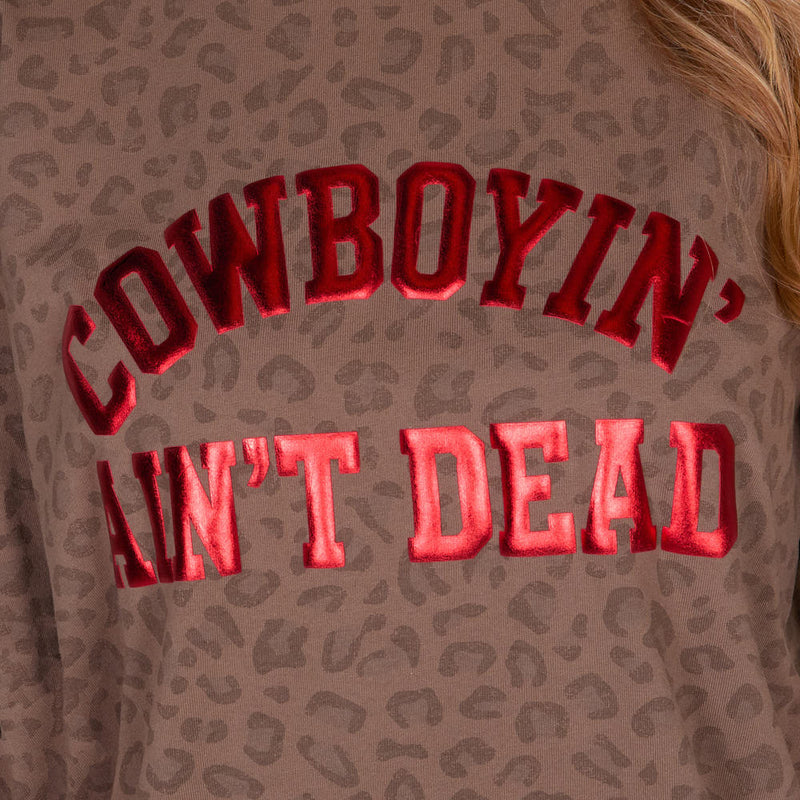 Summer Tees Women's Cowboyin' Ain't Dead Tee Shirt