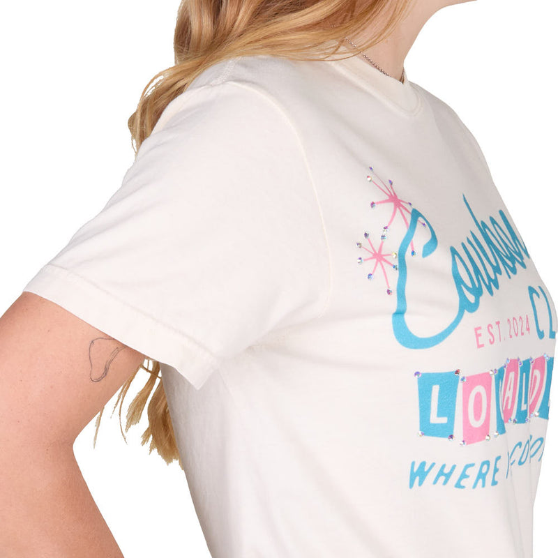 Summer Tees Women's Cowboy Club Local Dive Tee Shirt