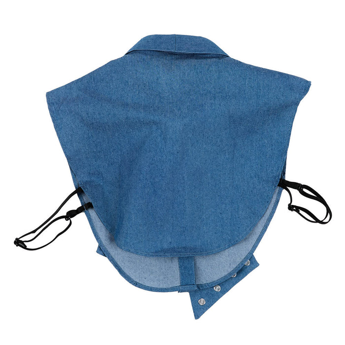 Summer Tees Denim Bow Collar