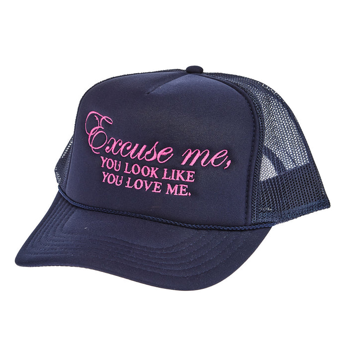 Summer Tees Women's Excuse Me Navy Cap
