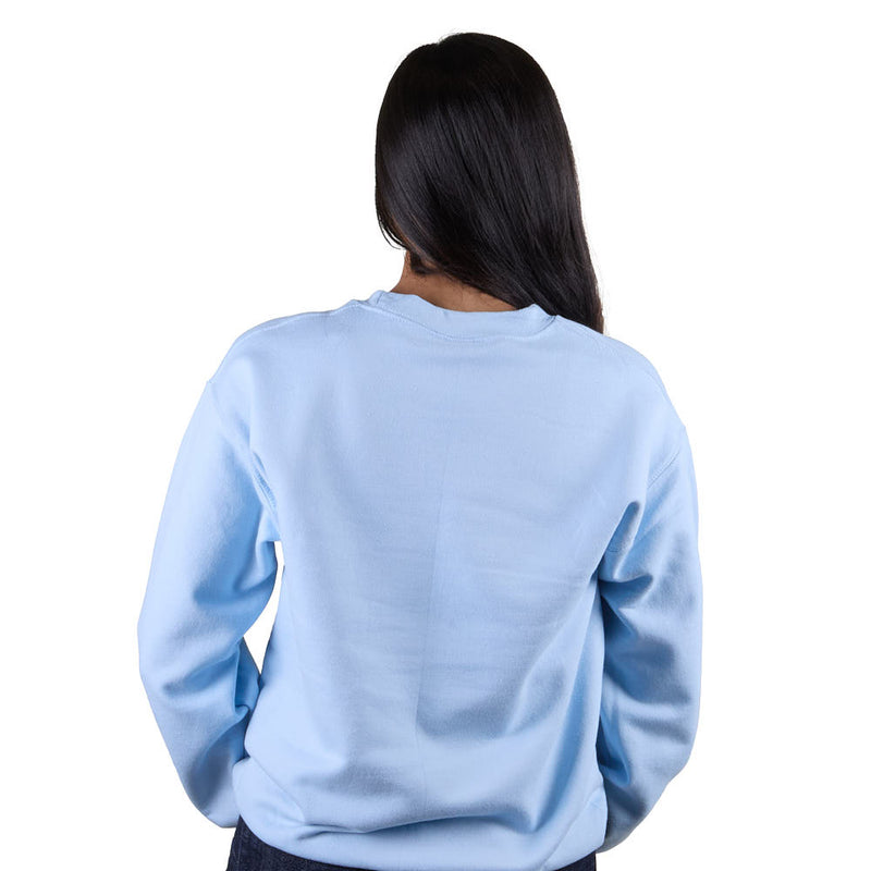Summer Tees Light Blue Fancy Pants Embroidered Sweatshirt