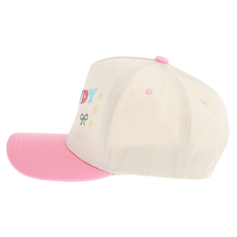 Summer Tees Womens Pink/Natural Howdy Cowboy Cap