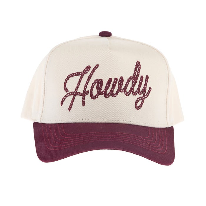 Summer Tees Howdy Rope Canvas Cap