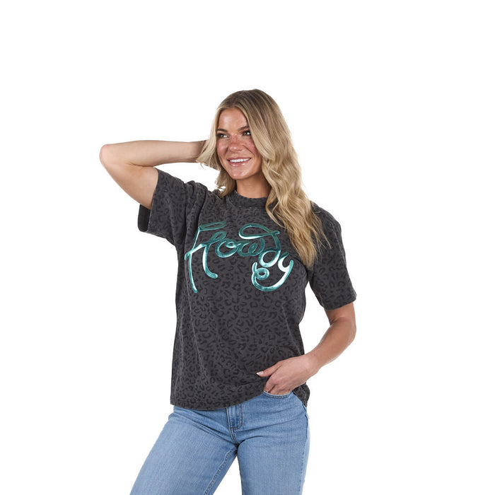 Summer Tees Leopard Howdy Tee Shirt