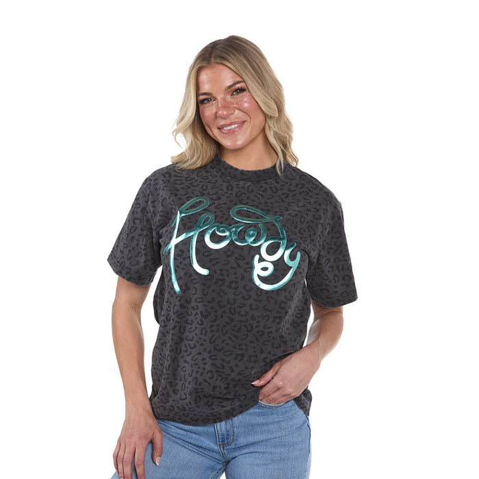 Summer Tees Leopard Howdy Tee Shirt