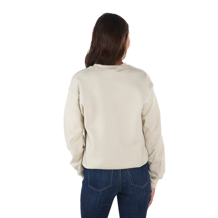 Summer Tees Women's Ivory Howdy Cowboy Sweatshirt