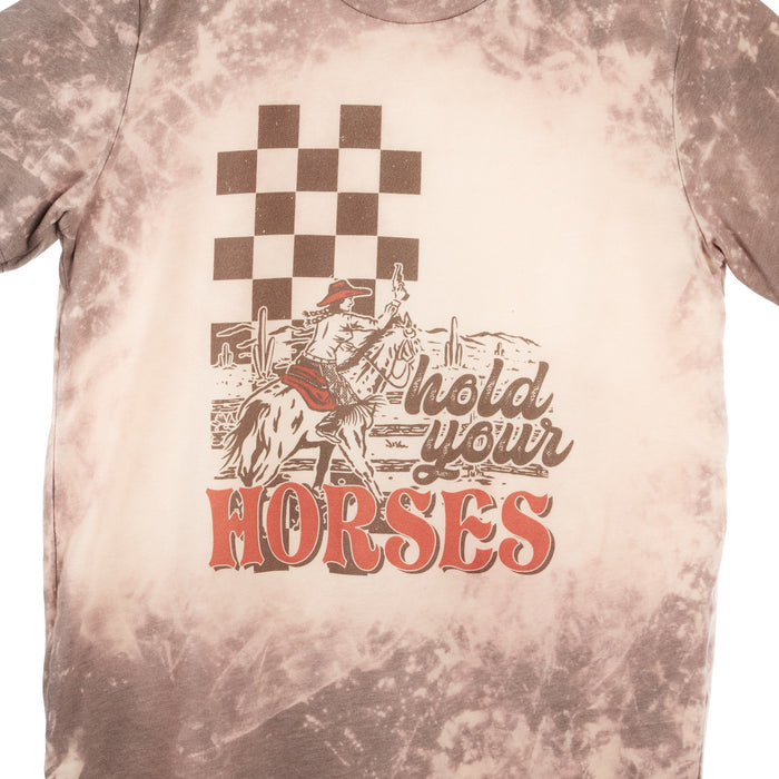 Summer Tees Ladies Hold Your Horses T-Shirt