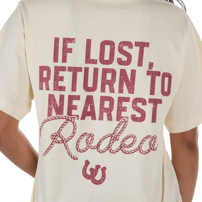 Summer Tees If Lost Return To The Rodeo Tee Shirt