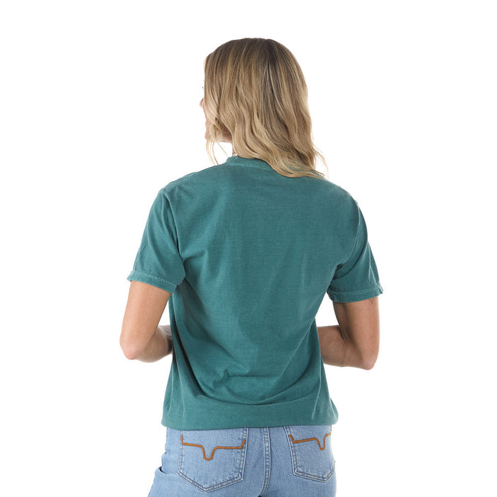 Summer Tees Emerald Jesus Loves Cowboys Tee Shirt