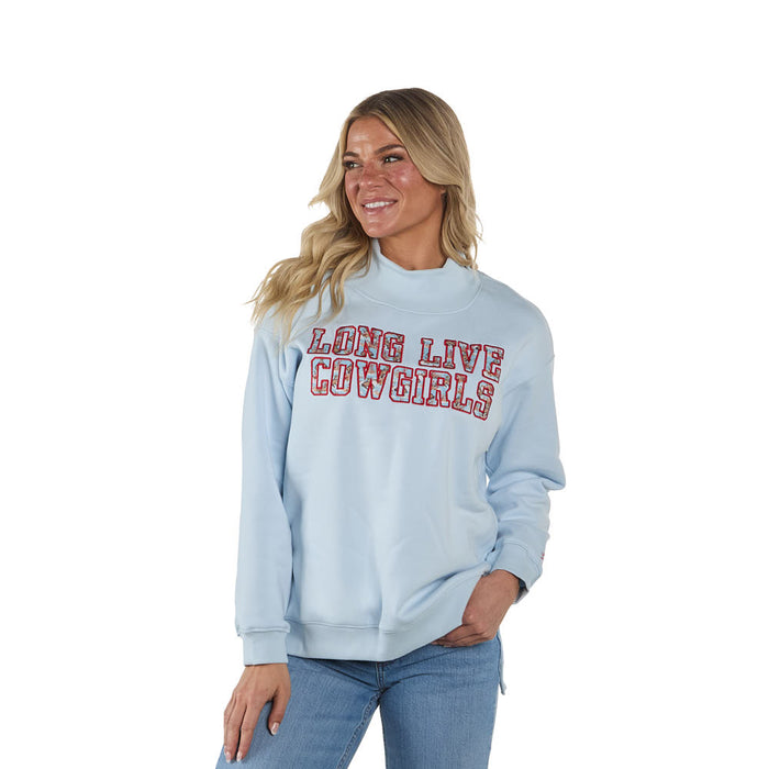 Summer Tees Chambray Long Live Cowgirls Top