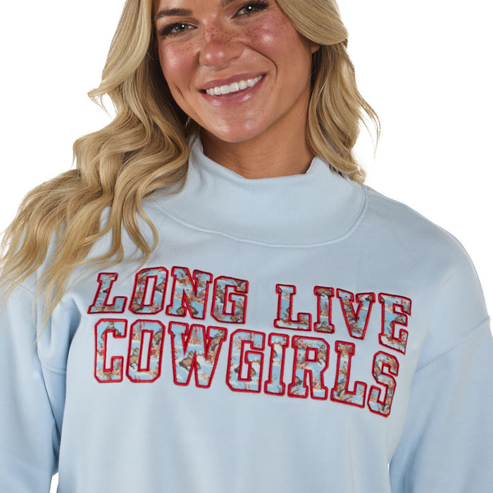 Summer Tees Chambray Long Live Cowgirls Top