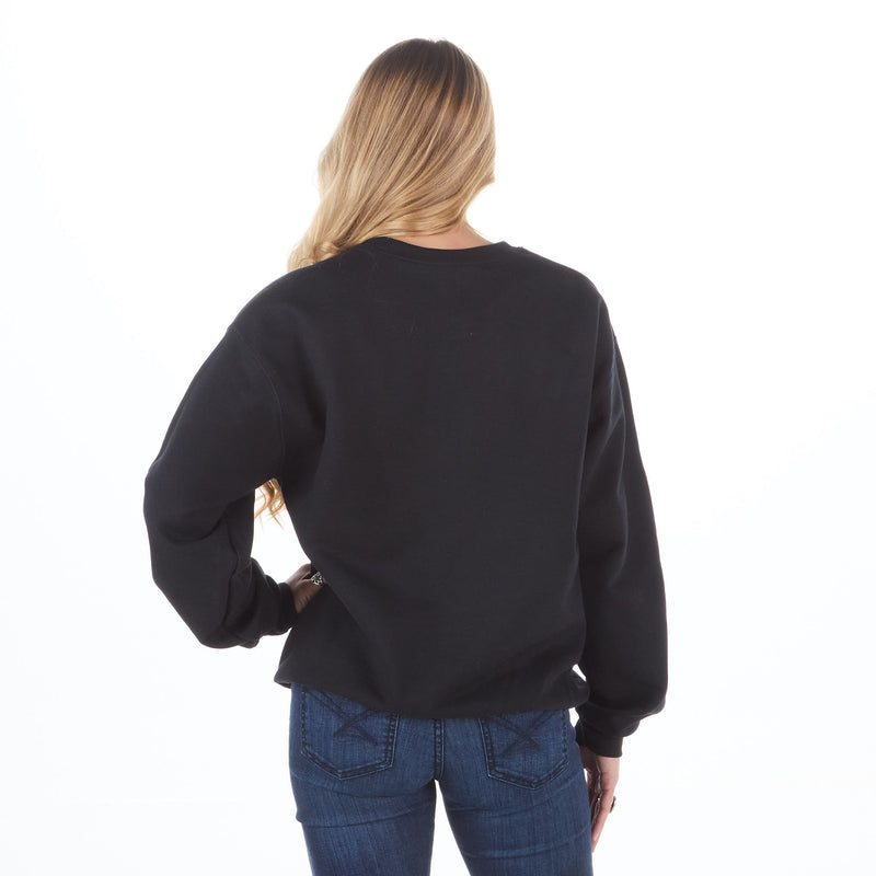Summer Tees Womens Marfa Black Sweatshirt